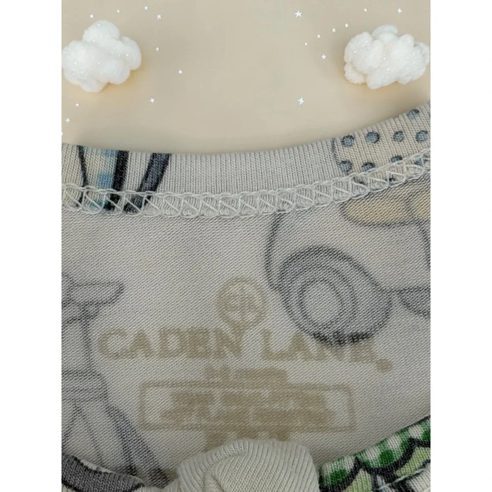 Caden Lane Golf Cart Bamboo Zipper Footie Sleeper 0-3M